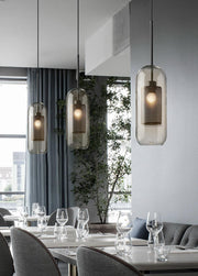 "Plafonnier suspendu en verre Chiswick - DWHOME"