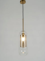"Plafonnier suspendu en verre Chiswick - DWHOME"