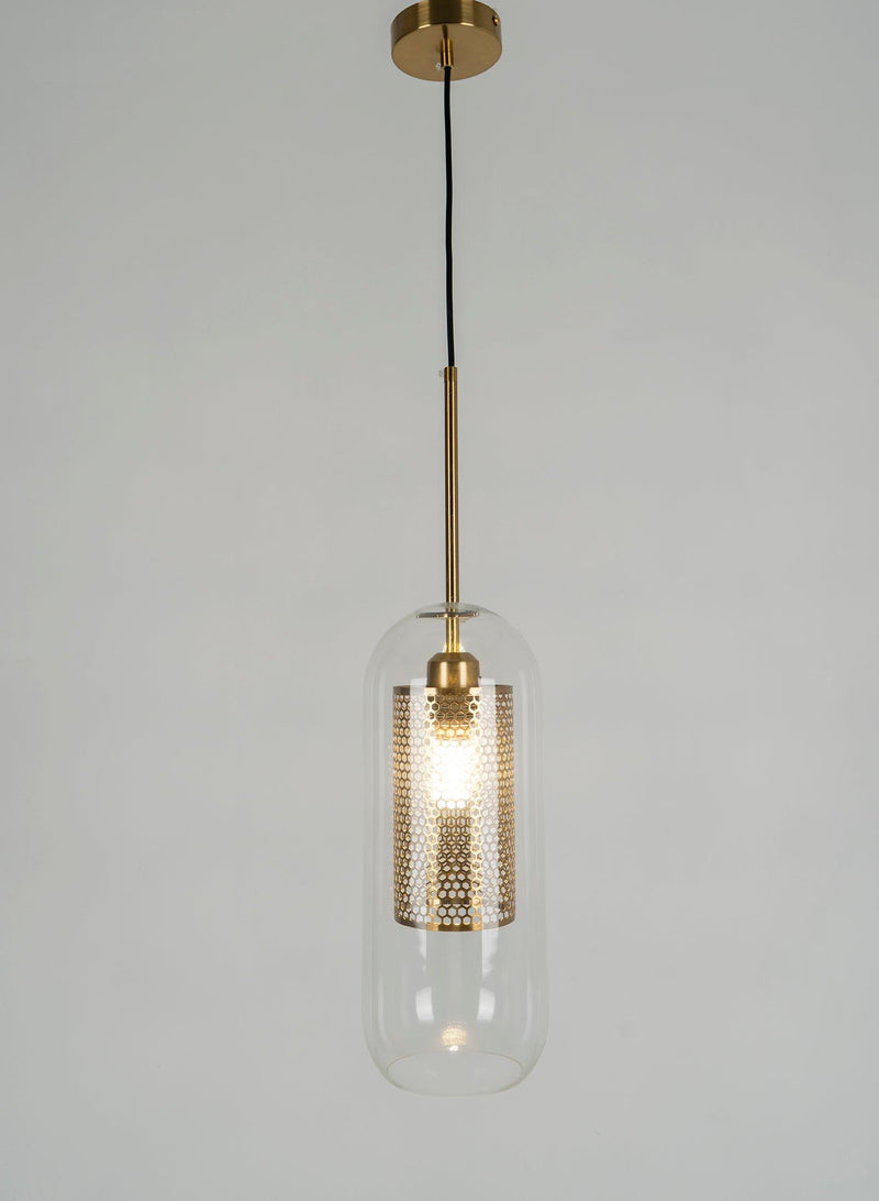 "Plafonnier suspendu en verre Chiswick - DWHOME"