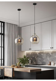 "Plafonnier suspendu en verre Chiswick - DWHOME"