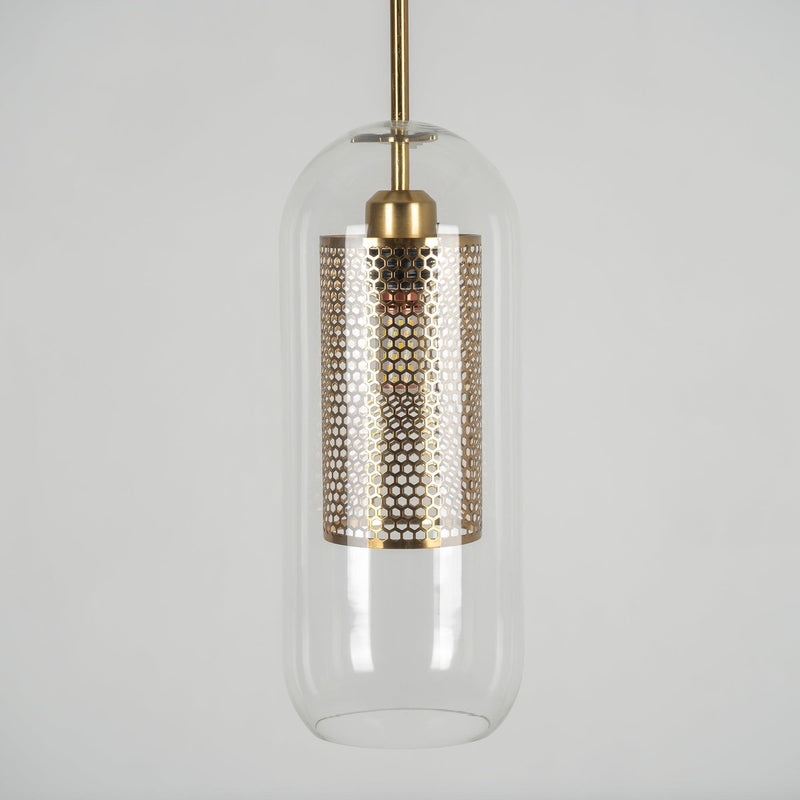 "Plafonnier suspendu en verre Chiswick - DWHOME"