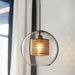 Combined Chiswick Glass Pendant Light.