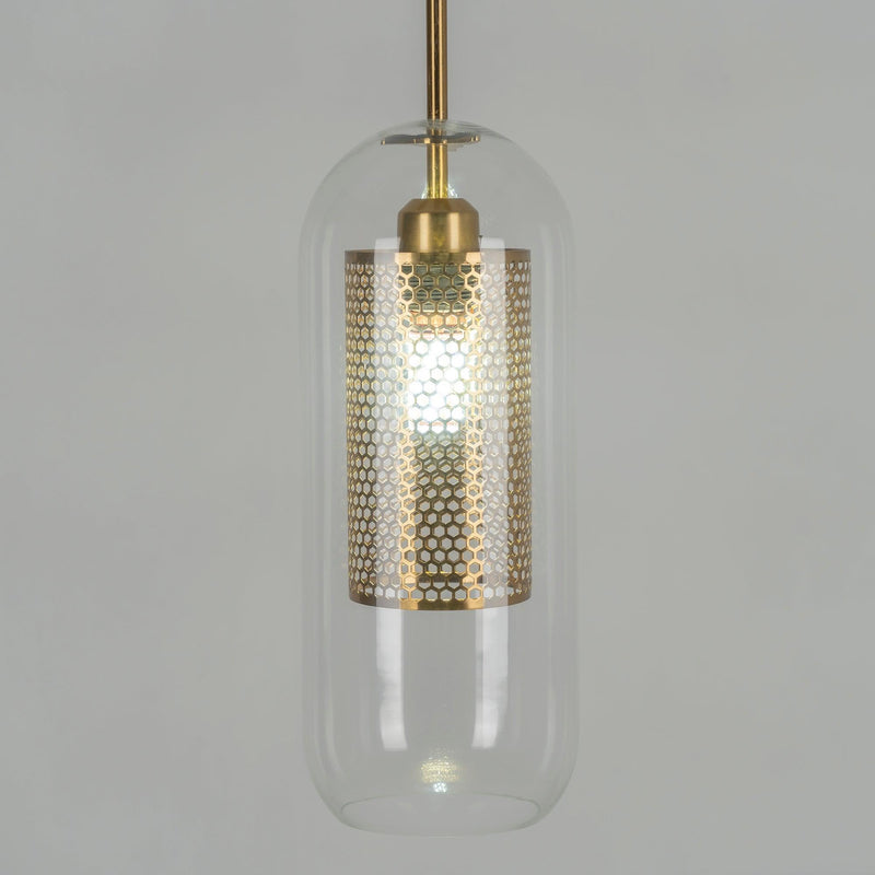 "Plafonnier suspendu en verre Chiswick - DWHOME"