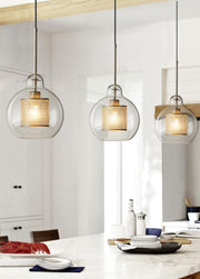 "Plafonnier suspendu en verre Chiswick - DWHOME"