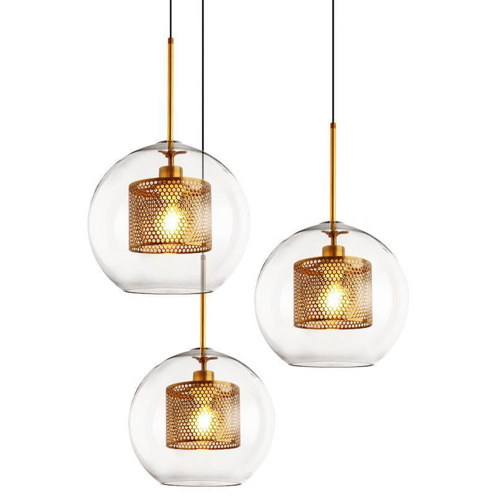 Combined Chiswick Glass Pendant Light-DWHOME