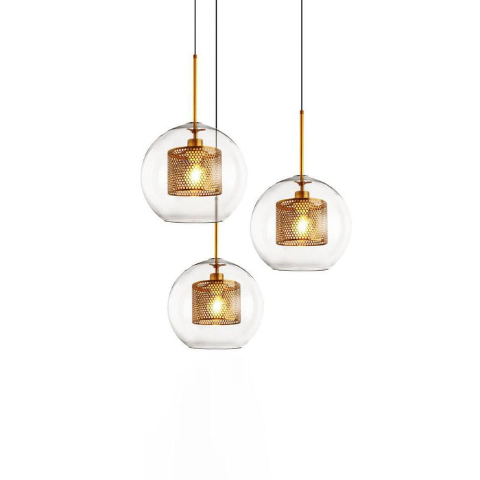 Combined Chiswick Glass Pendant Light-DWHOME