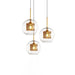 Combined Chiswick Glass Pendant Light-DWHOME