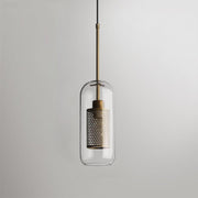 "Plafonnier suspendu en verre Chiswick - DWHOME"