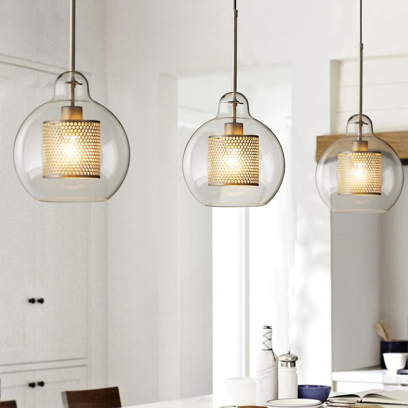 "Plafonnier suspendu en verre Chiswick - DWHOME"