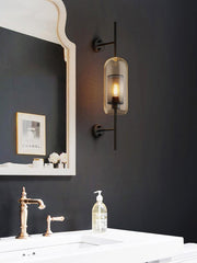 Chiswick Glass Wall Light-DWHOME