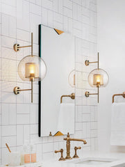 Chiswick Glass Wall Light-DWHOME
