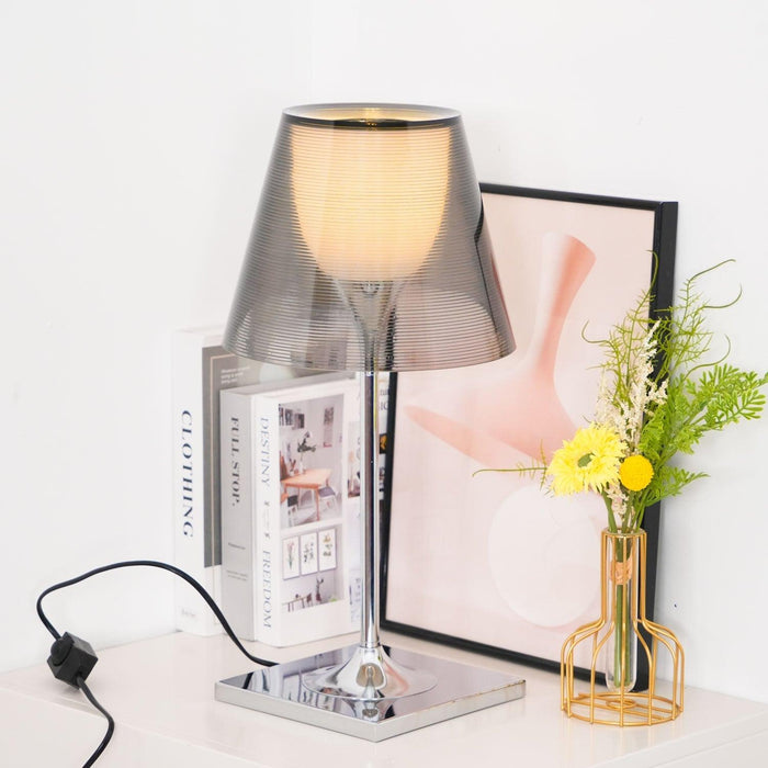 Chrome Prism Table Lamp-DWHOME