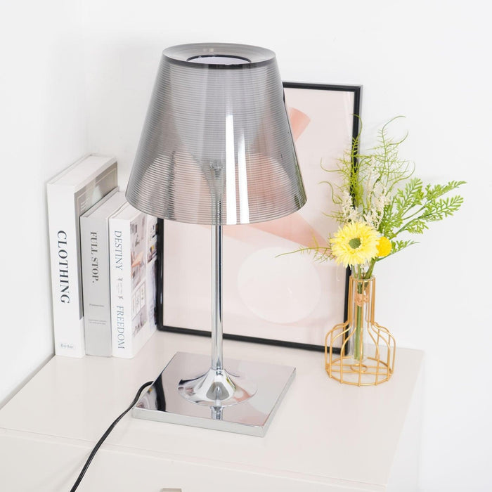 Chrome Prism Table Lamp-DWHOME