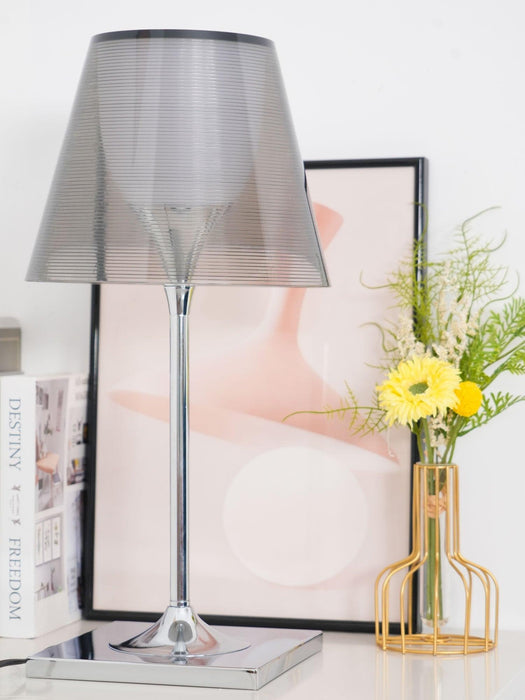 Chrome Prism Table Lamp-DWHOME
