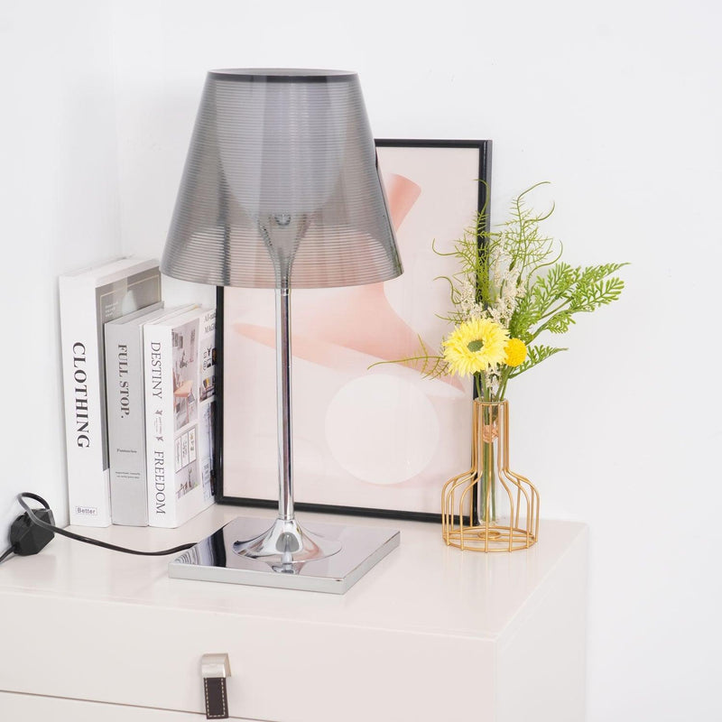 Chrome Prism Table Lamp-DWHOME