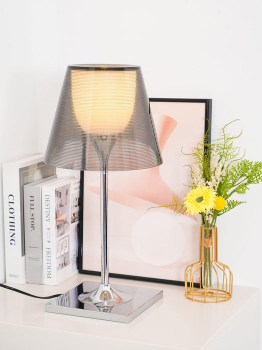 Chrome Prism Table Lamp-DWHOME