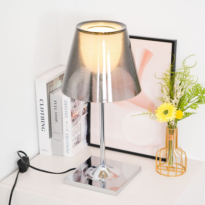 Chrome Prism Table Lamp.