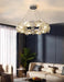 Chrome Round Crystal Chandelier-DWHOME