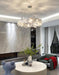 Chrome Round Crystal Chandelier - Vakkerlight