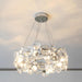 Chrome Round Crystal Chandelier-DWHOME