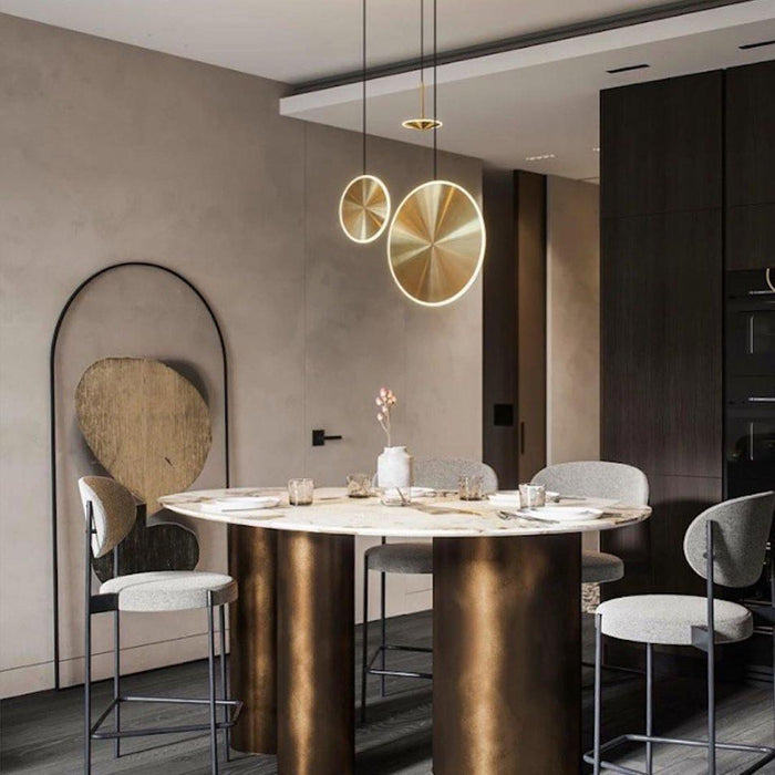 Chrona Dish Pendant Light-DWHOME