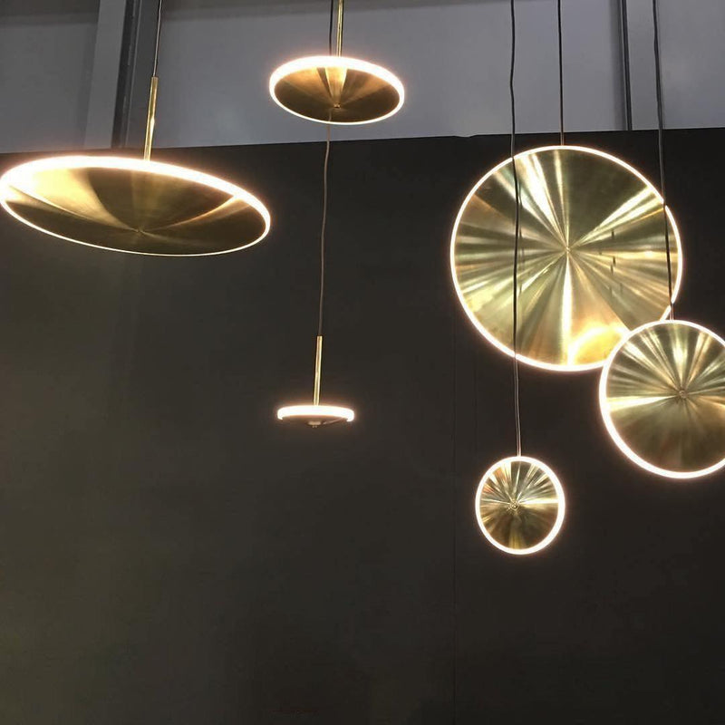 Chrona Dish Pendant Light-DWHOME