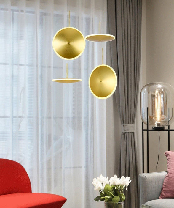 Chrona Dish Pendant Light-DWHOME