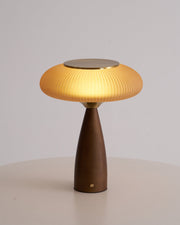 Cielo Wooden Rechargeable Table Lamp-DWHOME