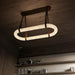 Circle Alabaster Chandelier-DWHOME
