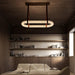 Circle Alabaster Chandelier-DWHOME