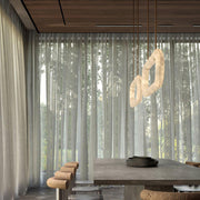 Circle Alabaster Chandelier-DWHOME