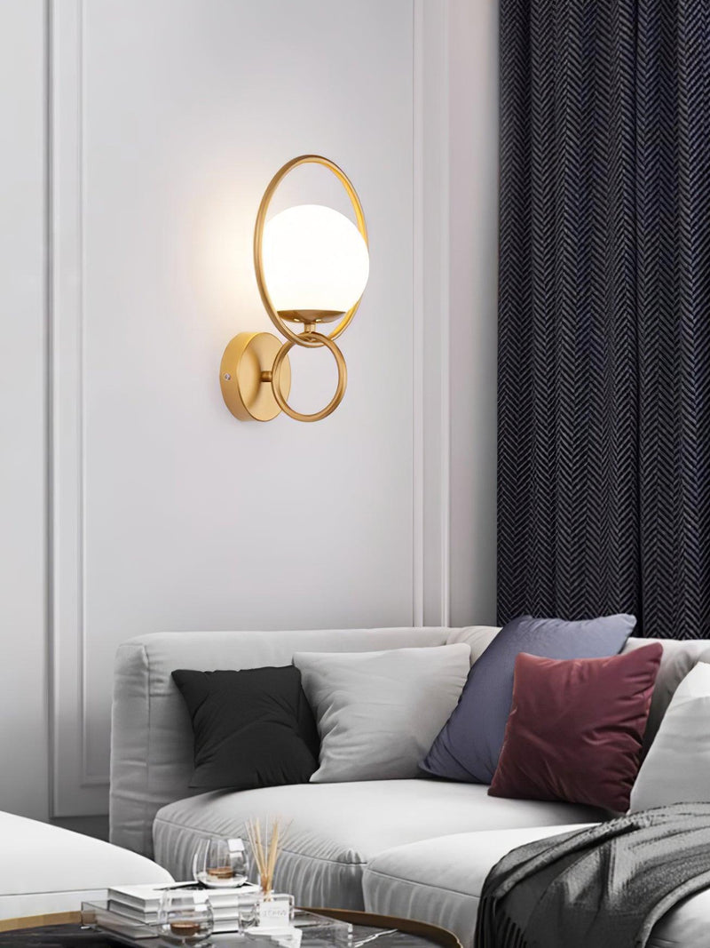 Circle Global Wall Lamp-DWHOME