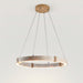 Circle Travertine Pendant Lamp-DWHOME