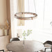 Circle Travertine Pendant Lamp-DWHOME