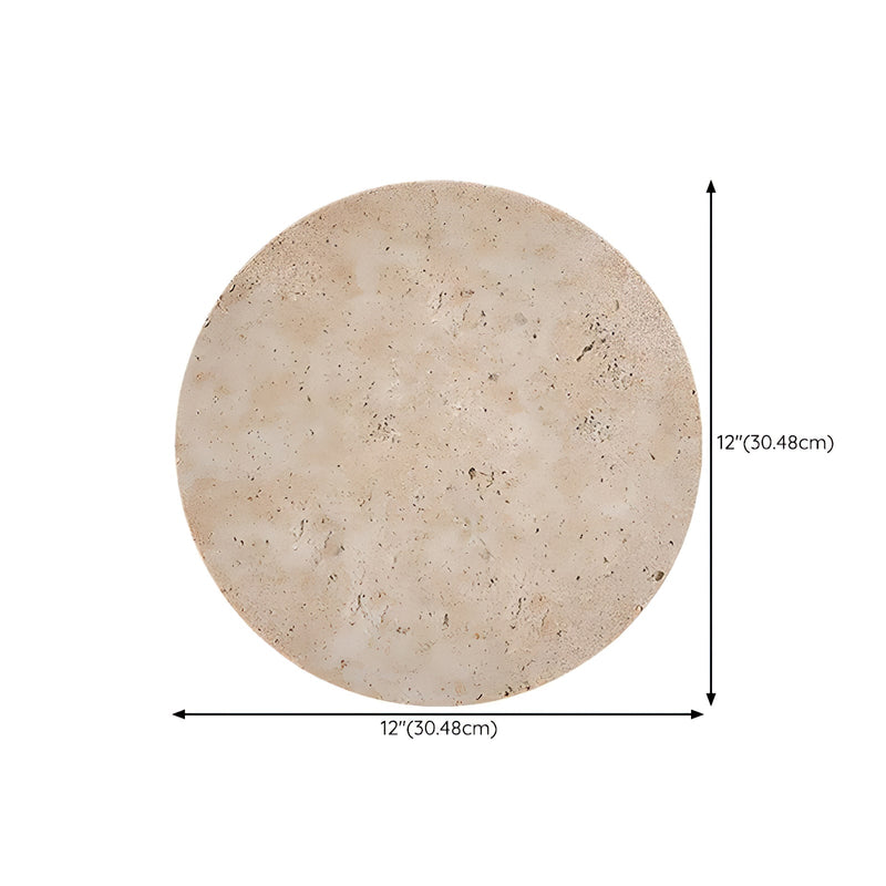 Circle Travertine Wall Lamp-DWHOME