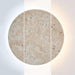 Circle Travertine Wall Lamp - DWHOME