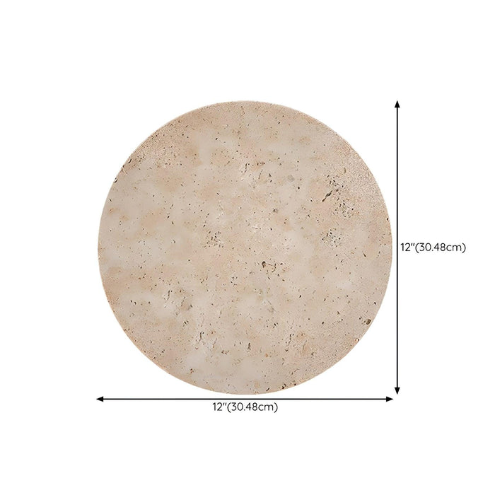 Circle Travertine Wall Lamp - DWHOME