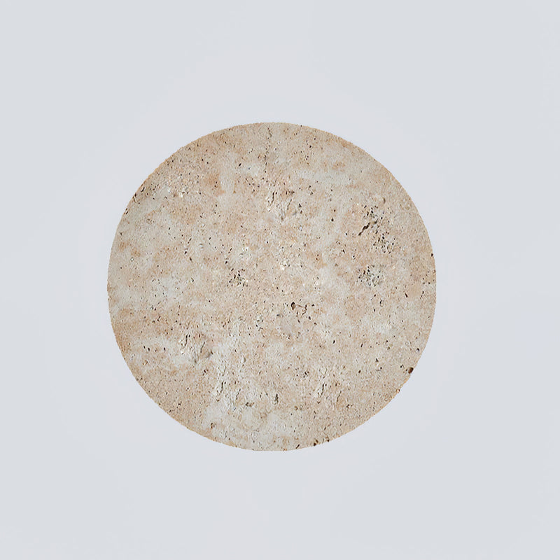 Circle Travertine Wall Lamp-DWHOME