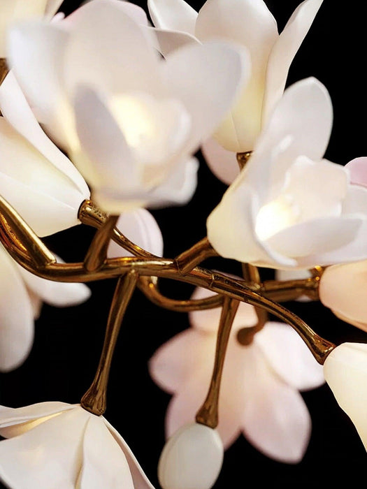 Circular Blossom Chandelier.