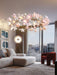 Circular Blossom Chandelier.