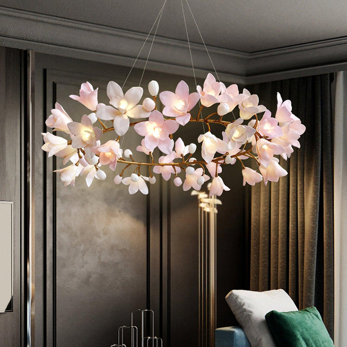 Circular Blossom Chandelier - DWHOME