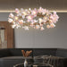 Circular Blossom Chandelier.