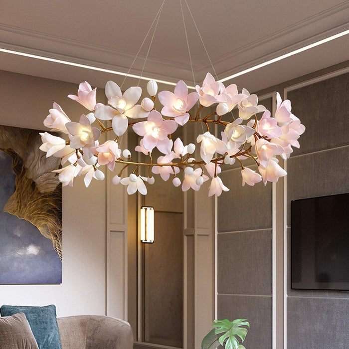 Circular Blossom Chandelier - DWHOME