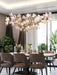 Circular Blossom Chandelier.