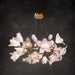 Circular Blossom Chandelier.