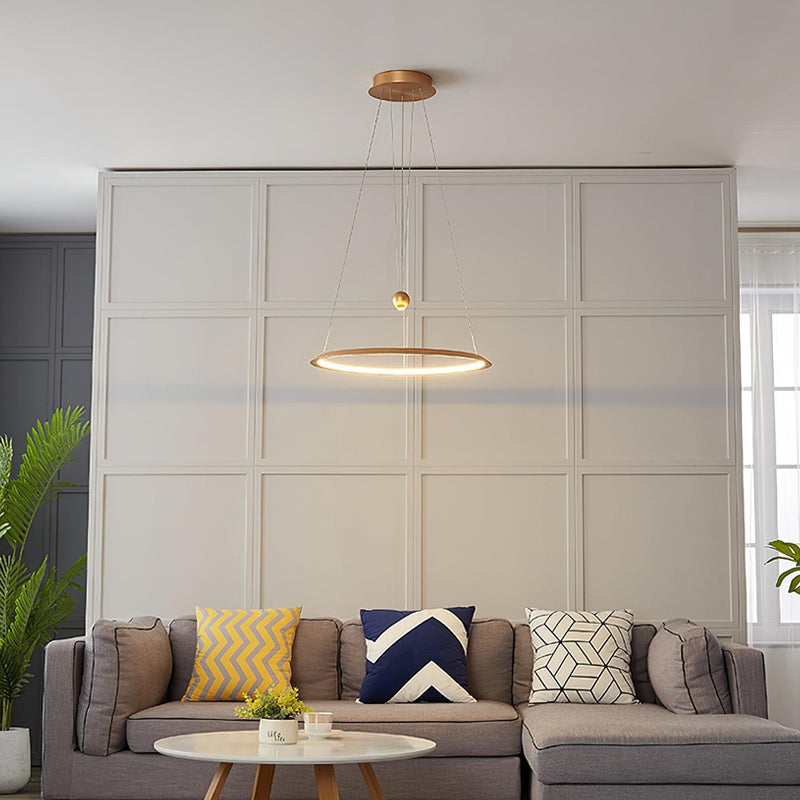 Circular LED Chandelier-DWHOME