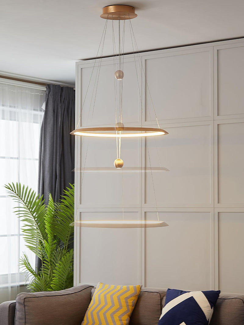 Circular LED Chandelier-DWHOME