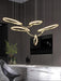 Cloud Rings Series Brass Chandelier - DWHOME