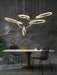 Cloud Rings Series Brass Chandelier - DWHOME