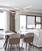 Cloud Rings Series Brass Chandelier - DWHOME